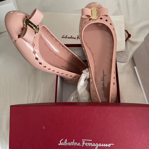 Authentic Salvatore Ferragamo Jelly Pumps - Picture 5 of 8